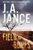 Book cover for "Field of bones".