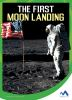 Book cover for "The first moon landing".