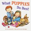 Book cover for "What puppies do best"