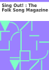 Book cover for "Sing out!".