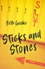 Book cover for "Sticks and stones"
