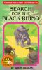 Book cover for "Search for the black rhino"