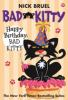 Book cover for "Happy Birthday Bad Kitty".