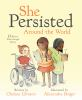 Book cover for "She persisted around the world".