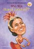 Book cover for "Who was Maria Tallchief?".