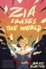 Book cover for "Zia erases the world"