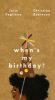 Book cover for "When's my birthday?"