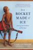 Book cover for "In a rocket made of ice"