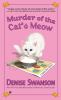 Book cover for "Murder of the cat's meow".