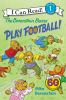 Book cover for "The Berenstain Bears play football!".