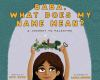 Book cover for "Baba, what does my name mean?"