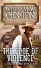 Book cover for "The edge of violence".