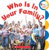 Book cover for "Who is in your family?".