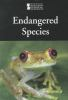 Book cover for "Endangered species".
