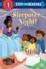 Book cover for "Sleepover night!".