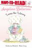 Book cover for "Angelina Ballerina loves the library".