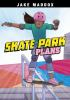 Book cover for "Skate park plans".
