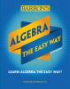 Book cover for "Algebra the easy way"