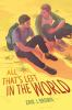 Book cover for "All that's left in the world"