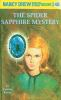 Book cover for "The spider sapphire mystery".