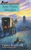 Book cover for "Just plain murder".