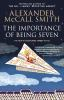Book cover for "The importance of being seven".