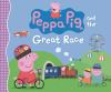 Book cover for "Peppa Pig and the great race".