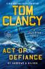 Book cover for "Tom Clancy act of defiance".