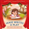 Book cover for "Janie writes a play"