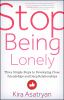 Book cover for "Stop being lonely"