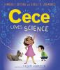 Book cover for "Cece loves science".
