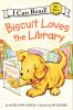 Book cover for "Biscuit loves the library".