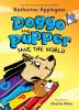 Book cover for "Doggo and Pupper save the world".