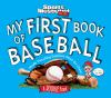 Book cover for "My first book of baseball".