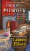 Book cover for "Proof of murder".
