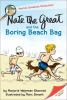 Book cover for "Nate the Great and the boring beach bag".
