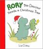 Book cover for "Rory the Dinosaur needs a Christmas tree"