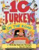 Book cover for "10 turkeys in the road"