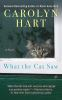 Book cover for "What the cat saw"