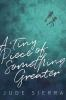 Book cover for "A tiny piece of something greater"