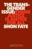 Book cover for "The transgender issue"
