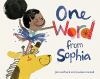 Book cover for "One word from Sophia"