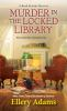 Book cover for "Murder in the locked library".