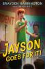 Book cover for "Jayson goes for it!"