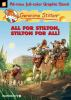Book cover for "All for Stilton, Stilton for all!".