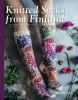 Book cover for "Knitted socks from Finland".