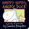 Book cover for "Happy hippo, angry duck"