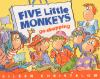 Book cover for "Five little monkeys go shopping".