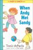 Book cover for "When Andy met Sandy".