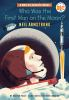 Book cover for "Who was the first man on the moon?".